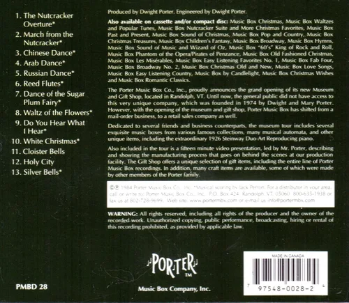 Miniatura 2 de Caja de música Cascanueces Suite CD
