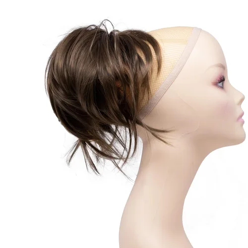 Miniatura 2 de Extensión de cabello ajustable, cola de caballo desarreglada, 12 pulgadas con pinzas, de Onedor, 10#