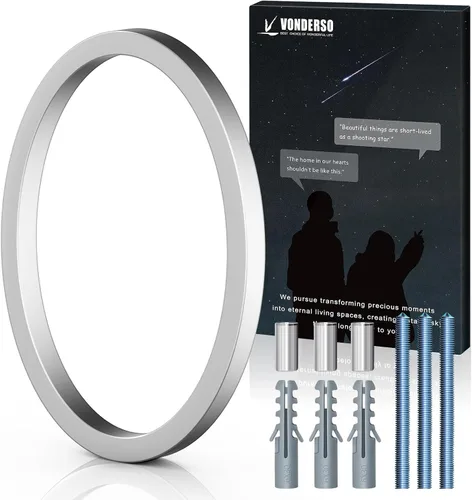 Miniatura 67 de VONDERSO Números flotantes de casa de 5 pulgadas para exteriores, números de dirección modernos de metal antioxidante (3), números de buzón Negro 3