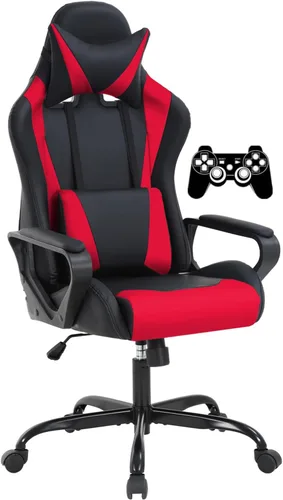 Miniatura 9 de Silla de juegos, silla de oficina, silla de computadora, silla de carreras ergonómica para videojuegos para niños, adolescentes y adultos, silla