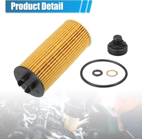 Miniatura 6 de X AUTOHAUX Filtro de aceite de motor Reemplazo 11428570590 11428575210 Filtro de combustible de aceite para Mini Cooper Clubman Base S 1.5L L3 - Gas