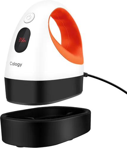 Miniatura 10 de Calogy Mini prensa de calor, máquina de transferencia de calor, control de temperatura constante, base de seguridad aislada, se adapta a Rosa