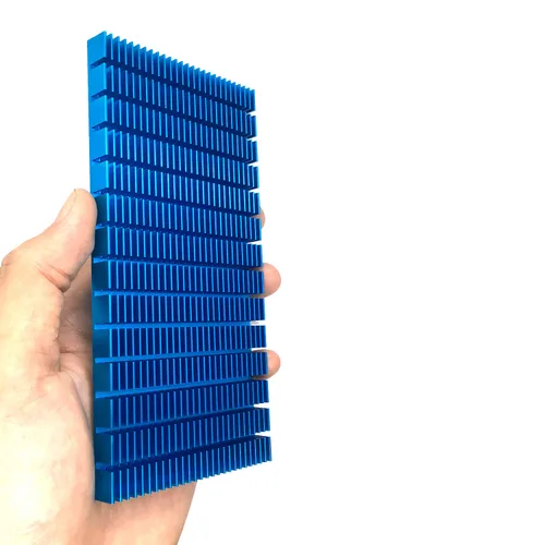 Miniatura 5 de Tono azul de aluminio del ventilador 492.1x278.9x39.4 ft m del disipador de calor del disipador de calor
