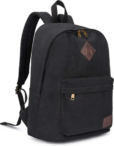 Miniatura 7 de Mochila de lona para laptop, mochila duradera, bolsa de viaje para hombre y mujer, Turquesa, Joven