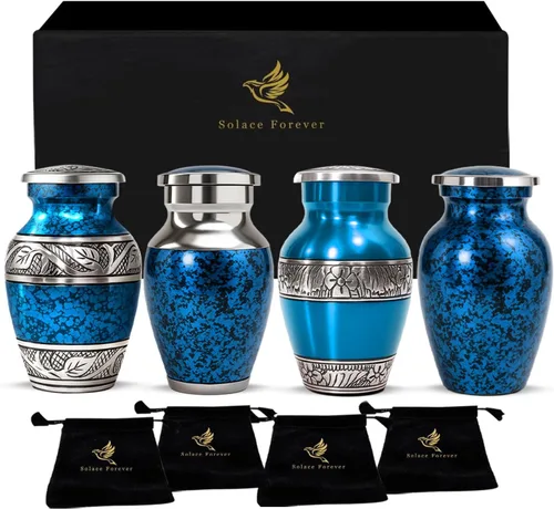 Urnas pequeñas y elegantes para recuerdo de cenizas humanas, elegante urna de cremación para recuerdos preciados, recuerdos de urna pequeña, mini