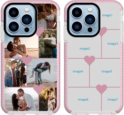 Miniatura 14 de Funda personalizada para iPhone 12 Pro Max, funda personalizada con collage de fotos con múltiples imágenes, funda de teléfono personalizada