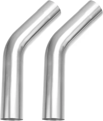 Miniatura 9 de A-KARCK Tubo de escape de 45 grados de 2" DE, tubo de escape de acero inoxidable con mandril curvado, personaliza tu propio sistema de escape