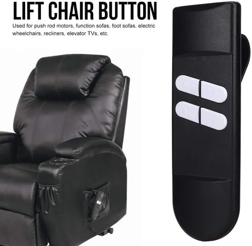 Miniatura 3 de Mando a distancia con conexión de 4 botones, silla elevadora, reclinable, sofá eléctrico, controlador de mano manual