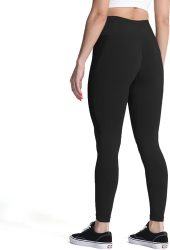 Miniatura 4 de Aoxjox Leggings sin costuras para mujer, control de abdomen, entrenamiento, gimnasio, fitness, deporte, yoga, pantalones