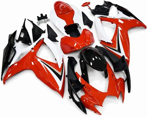 Miniatura 3 de Carenado Rojo Blanco Ajuste para Suzuki 2006 2007 GSXR 600/750 Inyección ABS Carrocería Nuevo Aftermarket Kit de Carrocería Plástico 06 07 GSX-R 600