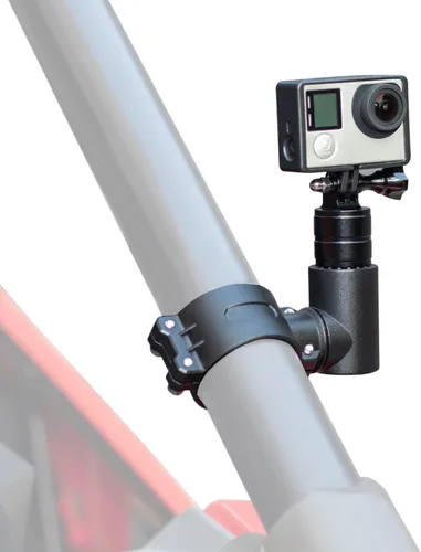 KEMIMOTO Soporte de cámara UTV para barra antivuelco de 1.75 a 2 pulgadas, compatible con GoPro Hero SJ Insta360 DJL Rotación de 360° Soporte de