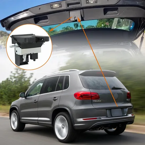 Miniatura 6 de 5M0827505E Bloque de bloqueo del pestillo trasero del maletero para Volkswagen Jetta Sportwagen 2010-2014, para Volkswagen Tiguan 2008-2017