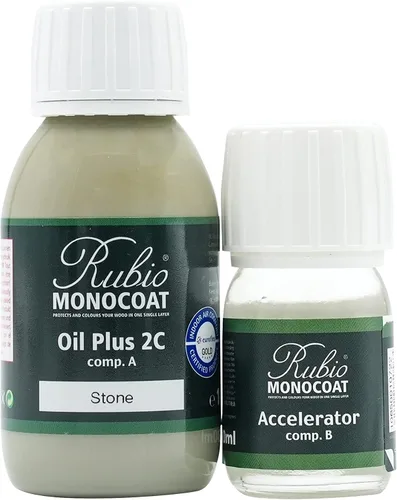 Miniatura 21 de Rubio Monocoat Tinte y acabado para madera de 650 pies cuadrados - Niebla Oil Plus 2C Aceite de linaza de secado rápido, ecológico