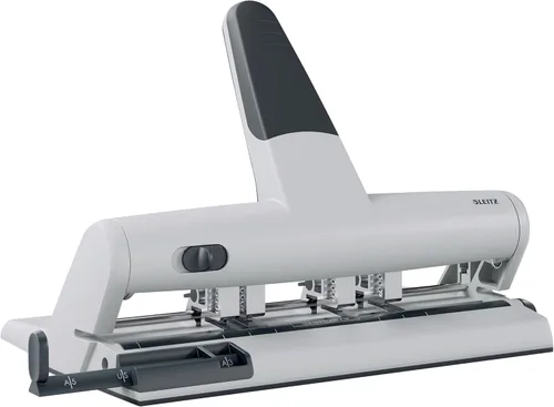 Miniatura 2 de Leitz 51230000 - Cortador reemplazable para perforadora Leitz AKTO 5114 con agujero ajustable, hierro, plata, 0.236 in de diámetro