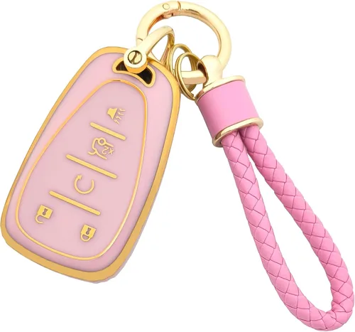 Miniatura 21 de Funda para Llavero Portallaves Estuche Soporte para Llaves Carcasa Protectora de TPU Suave Protector Accesorios para Automóvil