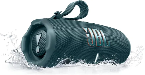 JBL Charge 6 - Altavoz Bluetooth portátil, impermeable y a prueba de caídas, sonido JBL Pro potente con refuerzo de sonido AI, 28 horas de tiempo de