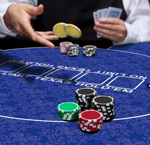 Miniatura 7 de nuveti Alfombrilla de póquer redonda de 61/79/119/140/160 cm para Texas Holdem Mesa de póquer portátil con diseño Art Deco para jugar cartas, 47.0