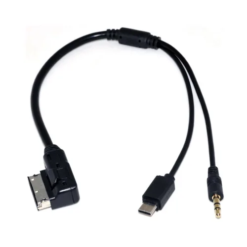 Miniatura 11 de chenyang Estéreo de 0.138 in a medios en AMI MDI Audio Aux Cable adaptador para X164 X166 W204 X204 W176 W207 A207 C207 W211 W218 W212 coche