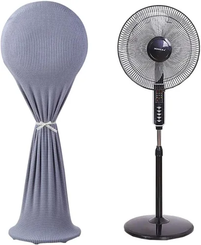 Miniatura 6 de VIOKKO Cubierta para ventilador de torre a prueba de polvo, funda de torre lavable a prueba de polvo, cubierta protectora para ventilador de torre