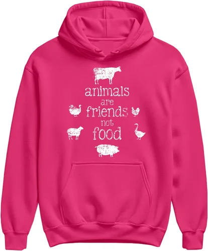 Miniatura 9 de The Goozler Vegan Hoodie Animals Friends Not Food Funny Plant Based Gift Vegetarian Cruelty Free Men Women