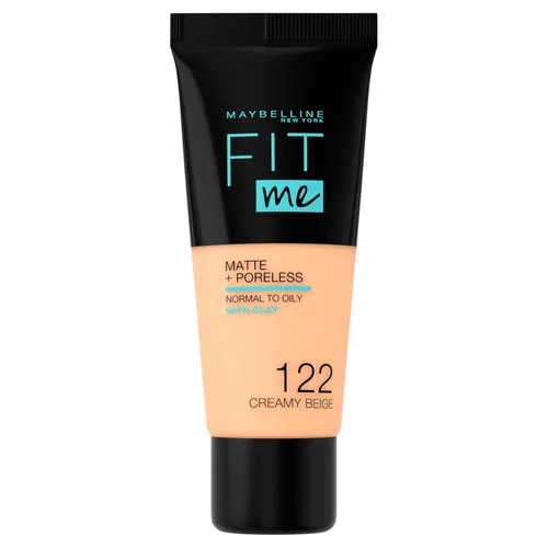 Miniatura 41 de Maybelline New York Fit Me Matte + Poreless Base Líquida, Formato de Bolsa, 220 Natural Beige, 1.3 onzas 220 Beige natural