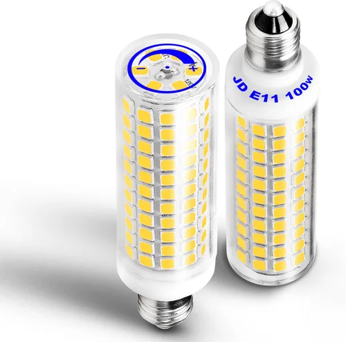 Miniatura 11 de Ziomitus BA15D Bombillas LED de Base Bayoneta de Doble Contacto/DC de 120 Voltios, Reemplazo de 50 Vatios-75 Vatios, T3/T4/C7/S6, 2700K Blanco