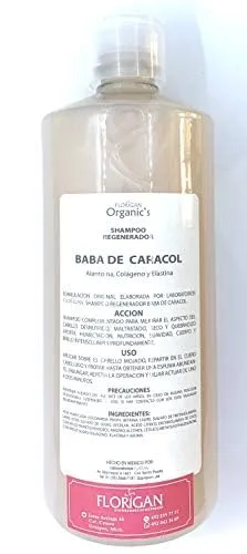 Miniatura 6 de Florigan Champú Hidratante Baba de Caracol 1lt.