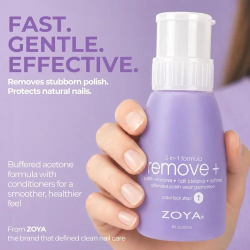 Miniatura 8 de Removedor de esmalte Remove Plus en Botella flipper de Zoya, 8 onzas líquidas