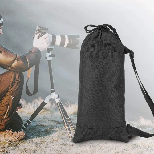 Miniatura 3 de Acouto Bolsa de trípode para cámara, tela Oxford, portátil, plegable, al aire libre, bolsa de transporte para fotografía (13.8 in)