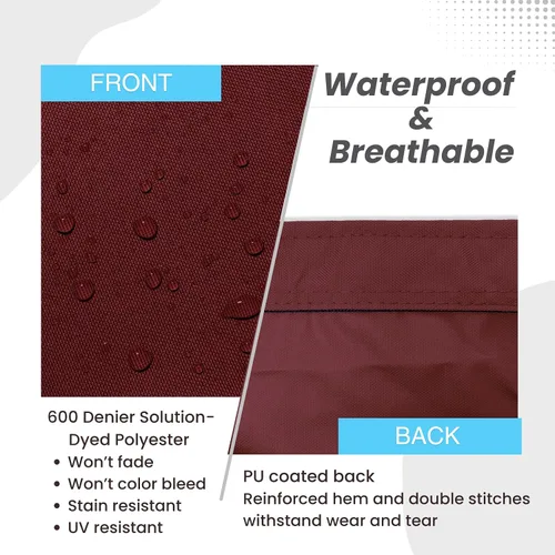 Miniatura 4 de SavvyCraft Cubierta Impermeable de Botavara de Vela Mayor, Cubierta de Vela Mayor para Velero 600D de Servicio Pesado con Protección UV Resistente a