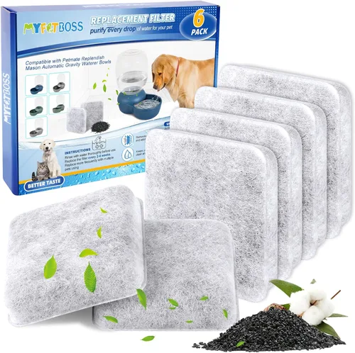 Filtro de agua de repuesto para perros, filtro de agua para perros, filtro de agua para mascotas compatible con cuencos de agua automática por