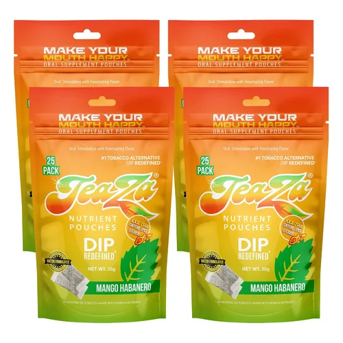 Miniatura 25 de Teaza Bolsas energéticas a base de hierbas, para masticar tabaco, alternativa sin nicotina, sin humo, tabaco alternativo y inmersión saludable