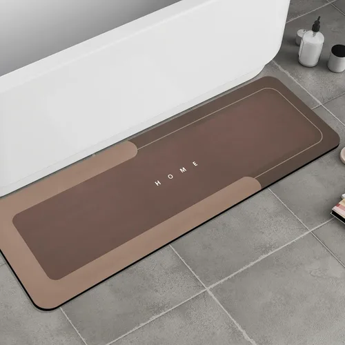Miniatura 23 de Housego Tapete mágico de baño absorbente, alfombra de secado rápido, tapete mágico de baño antideslizante, alfombra de piso con respaldo de goma