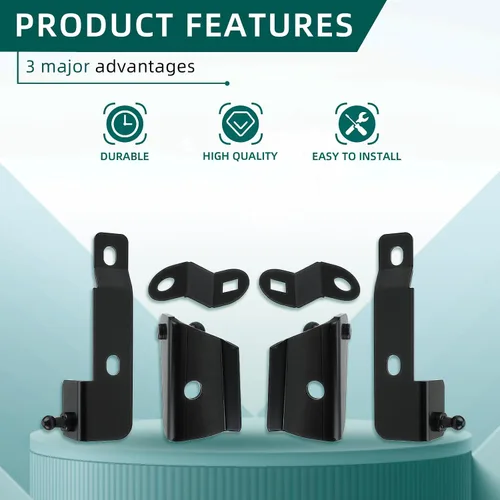 Miniatura 3 de AUTOKAY Capuchas de gas Soporte de elevación FBN-NH-D40 compatible con Nissan Frontier Navara D40 2004-2018, 2