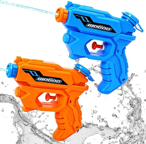Pistola de agua para niños, paquete de 2 pistolas de chorro de verano para piscina, playa, juguete de lucha contra el agua, piscina, fiesta, playa,