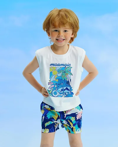 Miniatura 8 de maamgic Traje de baño para niños con forro de compresión elástico para niño