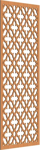 Miniatura 143 de Madison Paneles de pared decorativos de madera con calado, 9 3/8 pulgadas de ancho x 24 3/8 pulgadas de alto x 3/8 de alto, roble rojo rojo (Red Oak)