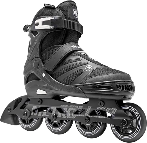 METROLLER Patines en línea para mujeres, patines en línea ajustables para adultos, para adolescentes y niños Blanco
