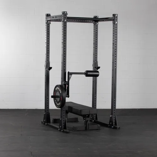 Miniatura 3 de Titan Fitness Máquina de cuello de montaje en rack, velocidad de carga de placa de 110 libras, compatible con bastidores de la serie T-3, X-3 y TITAN