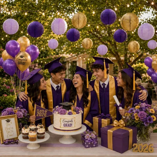Miniatura 3 de Faroles de papel decorativos, linternas colgantes redondas, suministros de fiesta para graduación, despedida de soltera, género, neutro, baby