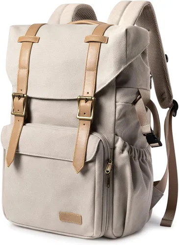 Miniatura 10 de BAGSMART - Mochila para cámara, mochilas de cámara DSLR para fotógrafos, mochila de fotografía impermeable antirrobo con compartimento para portátil