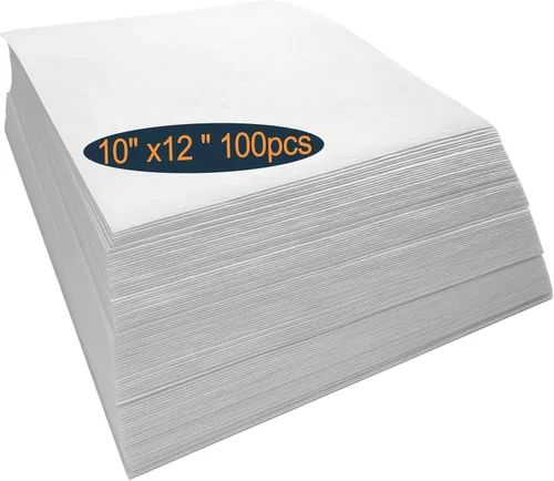 Miniatura 9 de HimaPro Refuerzo estabilizador de bordado recortado (8 x 8 x 100 piezas) - 100% poliéster - Peso medio de 2.5 oz - Ideal para aros de 4 x 4 y 6 x 6