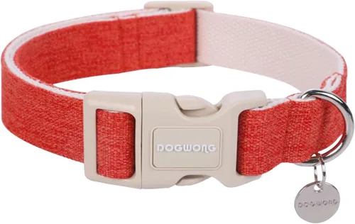 Miniatura 16 de DOGWONG Collar de perro de San Valentín, collar de perro con estampado de corazones para perros grandes, lindos collares de primavera, hembra