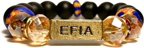 Miniatura 15 de Pulseras africanas tradicionales con nombre nacido en el día para mujeres de Ghana, materiales naturales, ajuste cómodo y holgado