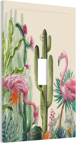 Miniatura 502 de Cubiertas de placa de pared de 3 gang con interruptor de luz de triple palanca, en negro y dorado con esplendor de oro rosa, estampado floral