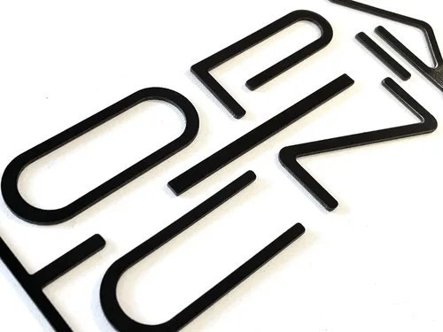 Letras de plástico ABS negro brillante para Pontiac Firebird/Trans AM 1993-2002 inserciones traseras no calcomanías