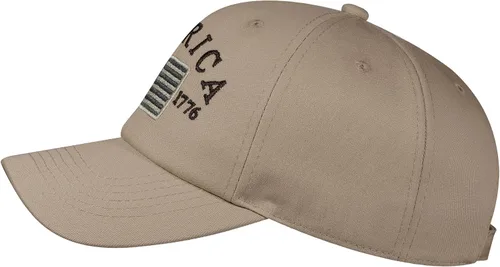 Miniatura 84 de IIN Gorra de béisbol con bandera estadounidense para hombres y mujeres, de perfil bajo, militar, militar, militar, para papá
