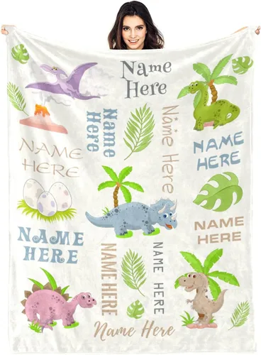 Miniatura 20 de Manta personalizada de girasoles con nombre, mantas de bebé personalizadas para niñas y niños, mantas personalizadas con iniciales, manta con nombre