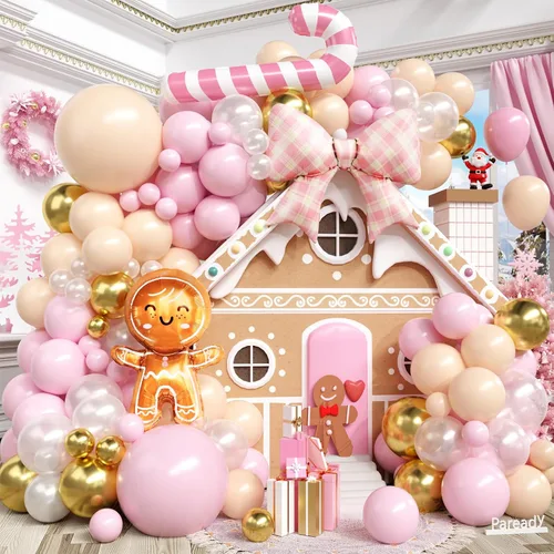 Miniatura 35 de Kit de Arco de Globos Paready Graduación 2025, 120 Piezas de Arco de Globos Graduación Negro y Dorado, Globos de Confeti Negro y Dorado Metálicos