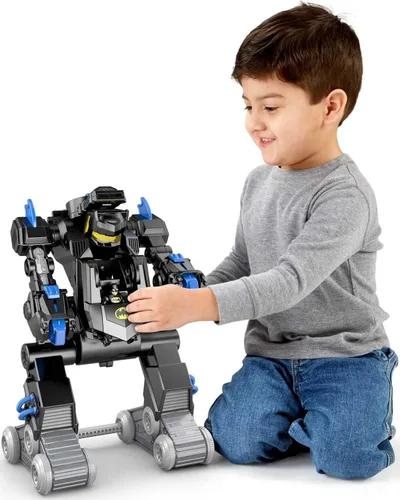 Miniatura 2 de Batbot de Fisher Price Imaginext, Estándar, Negro, azul, gris, amarillo